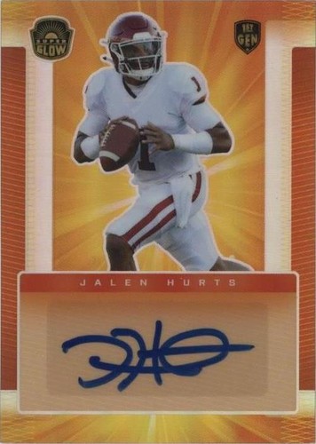 2021 Super Glow Sports Inaugural Edition Jalen Hurts #AU-JH