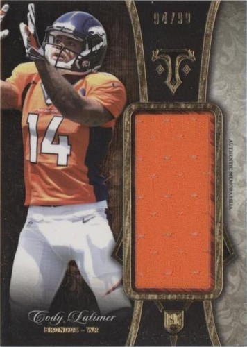 2014 Topps Triple Threads Cody Latimer #TTRJR-68