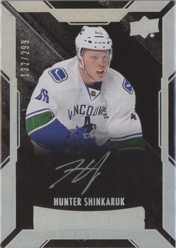 2015-16 UD Black - Hunter Shinkaruk #61