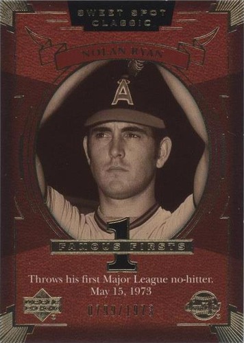 2004 Upper Deck Sweet Spot Classic - Nolan Ryan #134