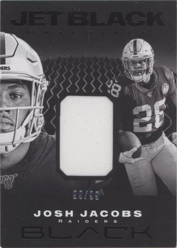 2020 Panini Black Josh Jacobs #JB15