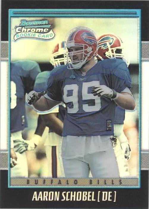 2001 Bowman Chrome Aaron Schobel #198