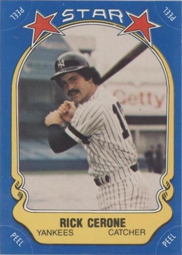 1981 Fleer Star Stickers - Rick Cerone #88