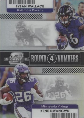 2021 Panini Contenders Optic Kene Nwangwu Tylan Wallace #RN-TWA