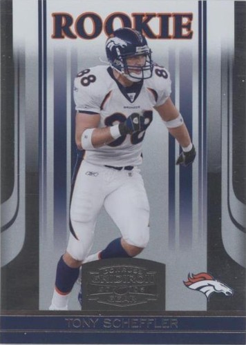 2006 Donruss Gridiron Gear Tony Scheffler #195