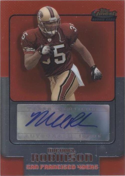 2006 Topps Finest Michael Robinson #178