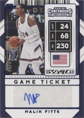 2020-21 Panini Contenders Draft Picks - Malik Fitts #106