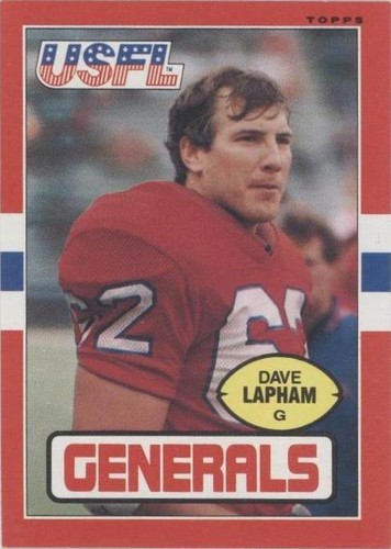 1985 Topps USFL Dave Lapham #83