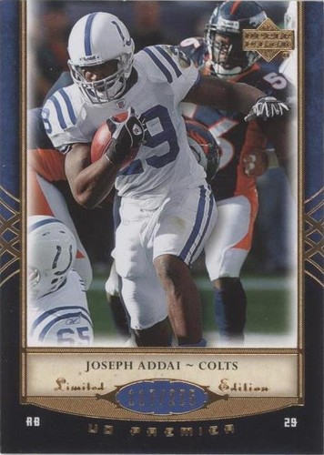 2007 UD Premier Joseph Addai #45