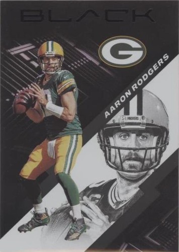 2020 Panini Black Aaron Rodgers #35