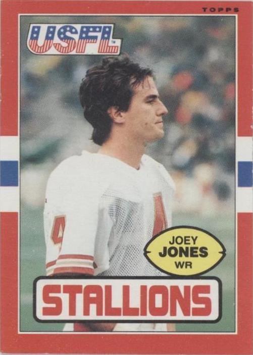 1985 Topps USFL Joey Jones #24