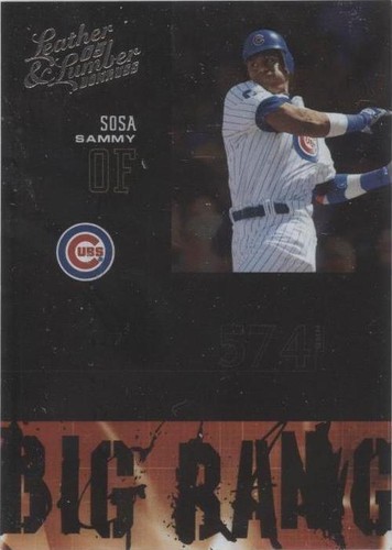 2005 Donruss Leather & Lumber - Sammy Sosa #BB-24