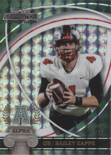 2021 Wild Card Alumination NIL Collegiate Edition Bailey Zappe #ANA-6