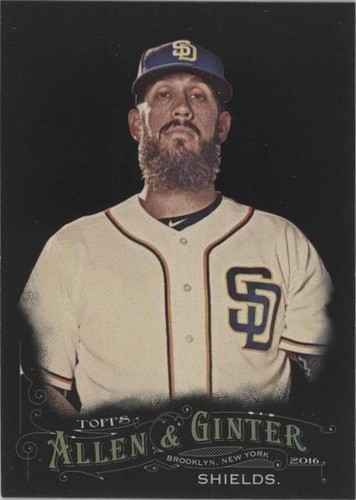 2016 Topps Allen & Ginter X - James Shields #73