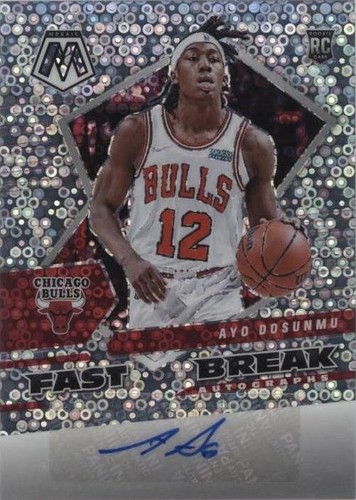 2021-22 Panini Mosaic - Ayo Dosunmu #FBA-AYO