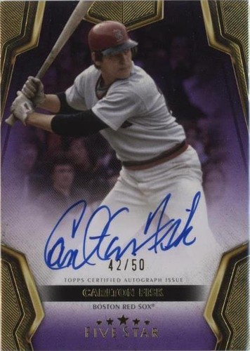 2024 Topps Five Star - Carlton Fisk #FSA-CF