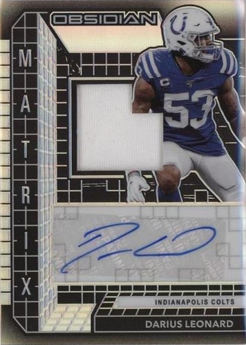 2020 Panini Obsidian Shaquille Leonard #MMA5