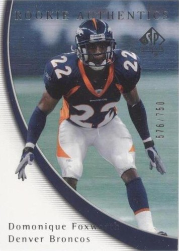 2005 SP Authentic Domonique Foxworth #127