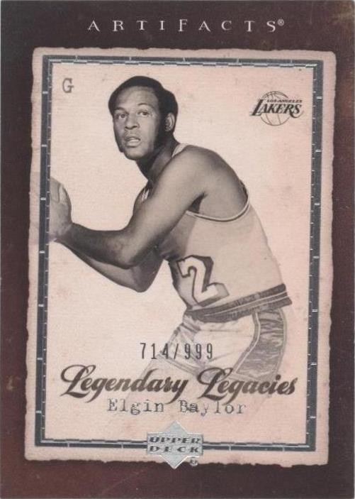 Artefactos de cubierta superior 2007-08 - Elgin Baylor #169