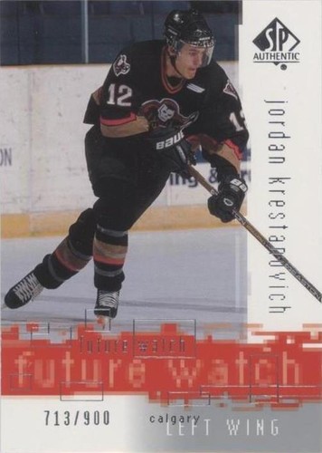 2000-01 SP Authentic - Jordan Krestanovich #131