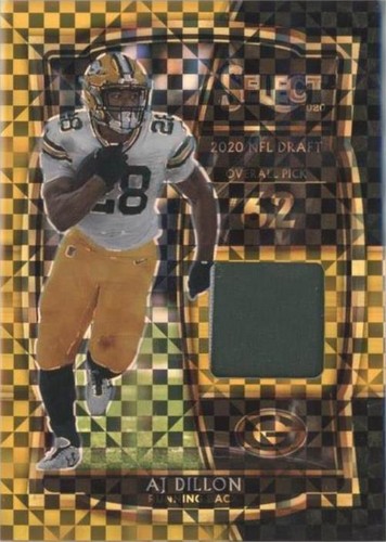 2020 Panini Select A. J. Dillon #DS-AJD