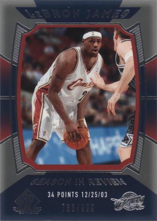 2004-05 SP Game Used - LeBron James #139