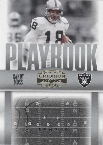 2006 Donruss Gridiron Gear Randy Moss #PB-25