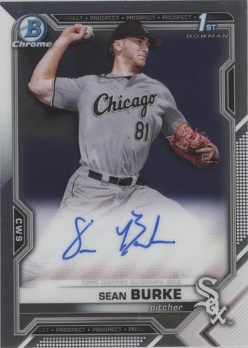 2021 Bowman Draft - Sean Burke #CDA-SBU