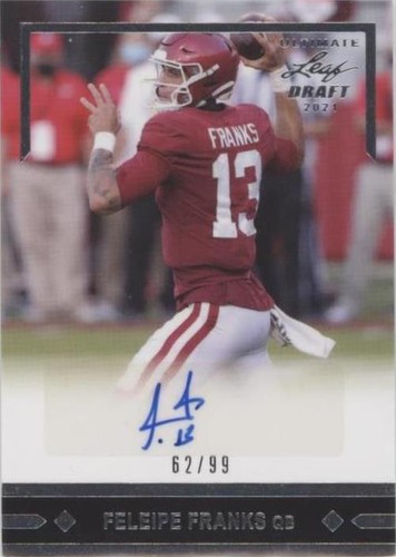 2021 Leaf Ultimate Draft Feleipe Franks #GLR-FF1