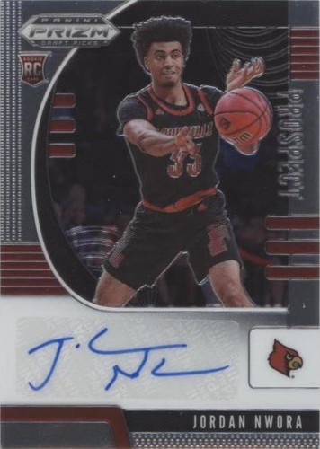 2020-21 Panini Prizm Draft Picks - Jordan Nwora #PA-JN