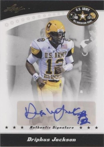 2011 Leaf U.S. Army All-American Bowl Driphus Jackson #BA-DJ1