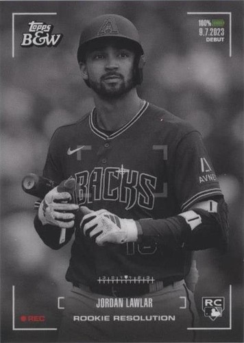 2024 Topps Black & White - Jordan Lawlar #RR18