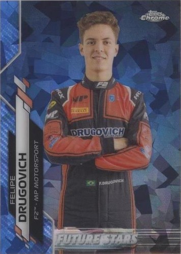 2020 Topps Chrome Sapphire Edition Formula 1 - Felipe Drugovich #50