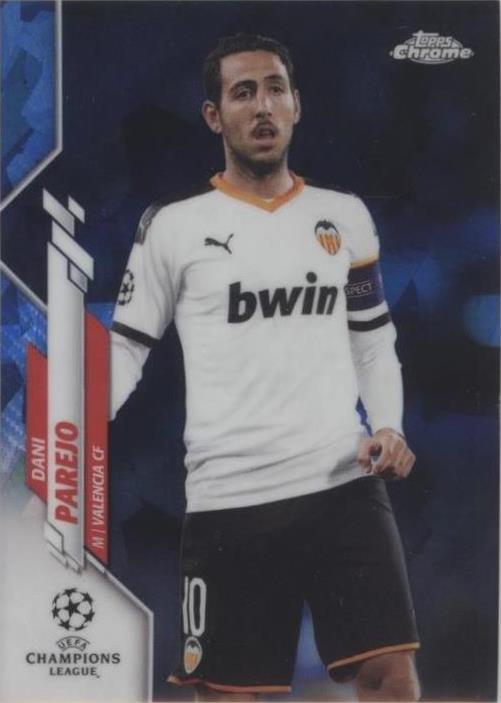 2019-20 Topps Chrome UCL Sapphire Edition Dani Parejo #66