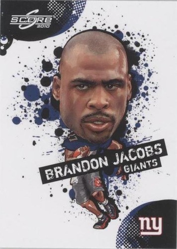2010 Score Brandon Jacobs #5
