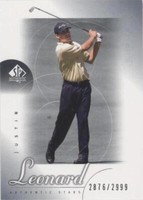2001 SP Authentic - Justin Leonard #64