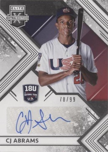 2018 Panini Elite Extra Edition - C.J. Abrams #18U-CA