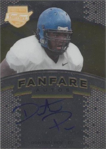 2012 Press Pass Fanfare Dontari Poe #FF-DP