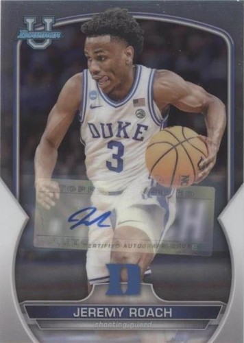 2022-23 Bowman University Chrome - Jeremy Roach #76