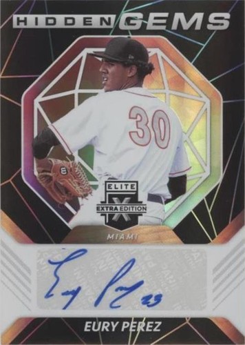 2021 Panini Elite Extra Edition - Eury Perez #HG-EP