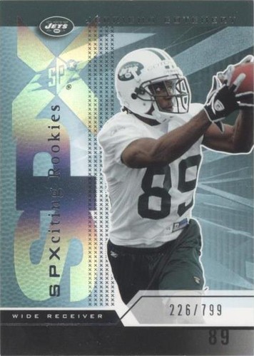 2004 SPx Jerricho Cotchery #170