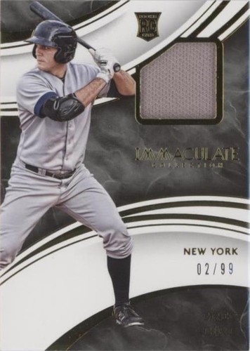 2016 Panini Immaculate Collection - Greg Bird #IS-GB