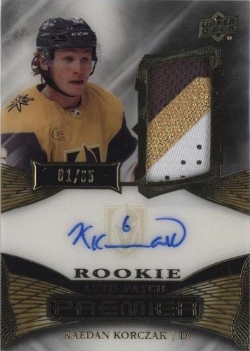 2022-23 Upper Deck Premier - Kaedan Korczak #AR-KK