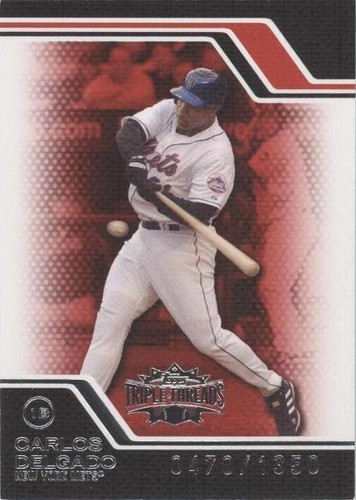 2008 Topps Triple Threads - Carlos Delgado #95