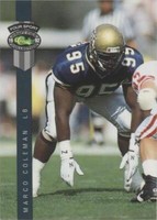 1992 Classic Four Sport Draft Pick Collection Marco Coleman #122