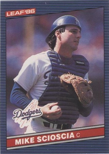 1986 Leaf Canadian - Mike Scioscia #87