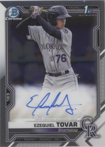 EZEQUIEL TOVAR PSA 10 - 2021 BOWMAN CHROME 1ST AUTOGRAPH