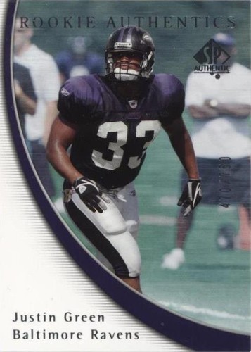 2005 SP Authentic Justin Green #171