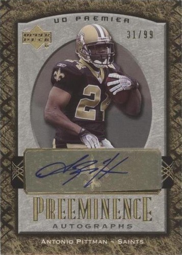 2007 UD Premier Antonio Pittman #PRE-AP