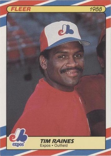 1988 Fleer Limited Edition Baseball Superstars - Tim Raines #29